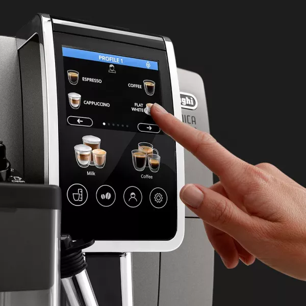Кавомашина Delonghi Dinamica Plus (Titanium/Black)