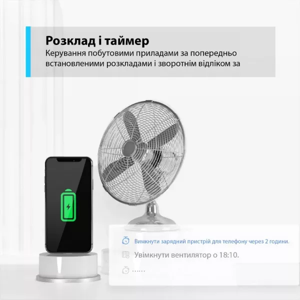 Розумний Wi-Fi подовжувач живлення TP-LINK P300 N300 BT 10A 2300W