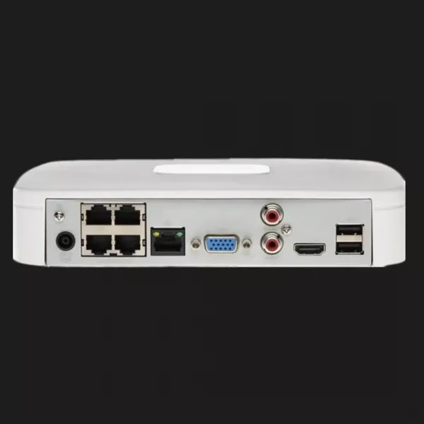 Відеореєстратор Dahua DHI-NVR2104-P-I2 (4 канали) (White)
