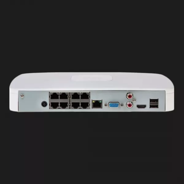 Відеореєстратор Dahua DHI-NVR2108-8P-I2 (8 каналів) (White)