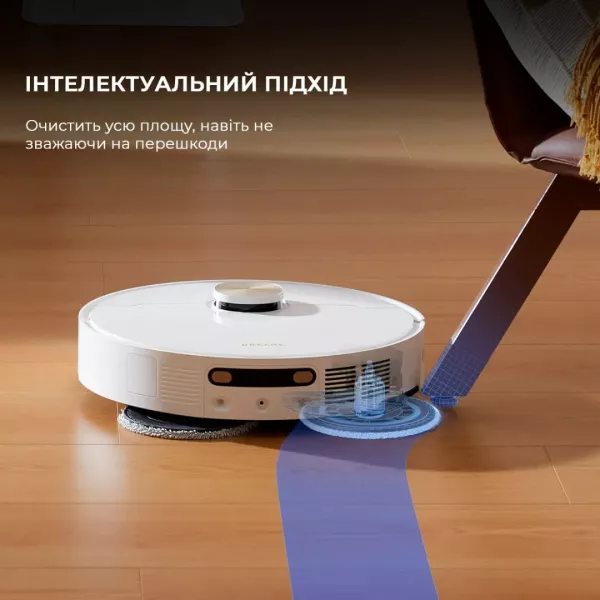 Робот-пилосос з вологим прибиранням Dreame Bot L10S PRO Ultra Heat (White)