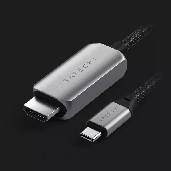 Кабель Satechi USB-C to HDMI 2.1 8K (1.8 m) (ST-YH8KCM) (Space Gray)