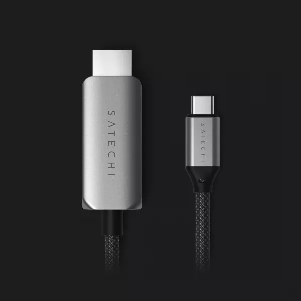 Кабель Satechi USB-C to HDMI 2.1 8K (1.8 m) (ST-YH8KCM) (Space Gray)