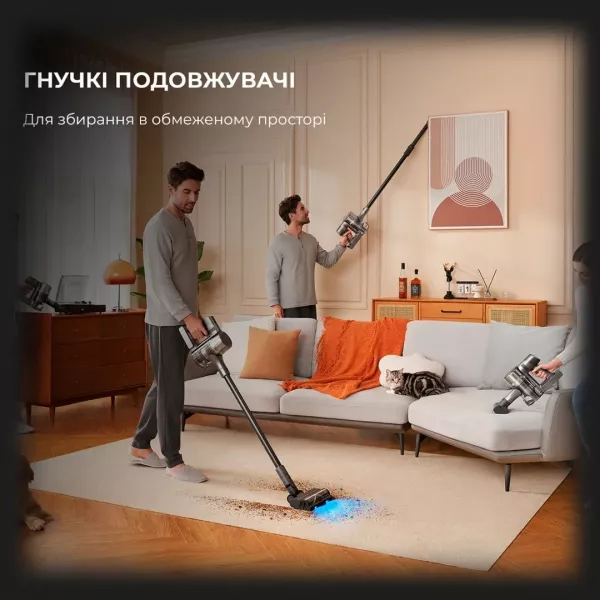 Пилосос Dreame Cordless Vacuum Cleaner R20 (Gray)
