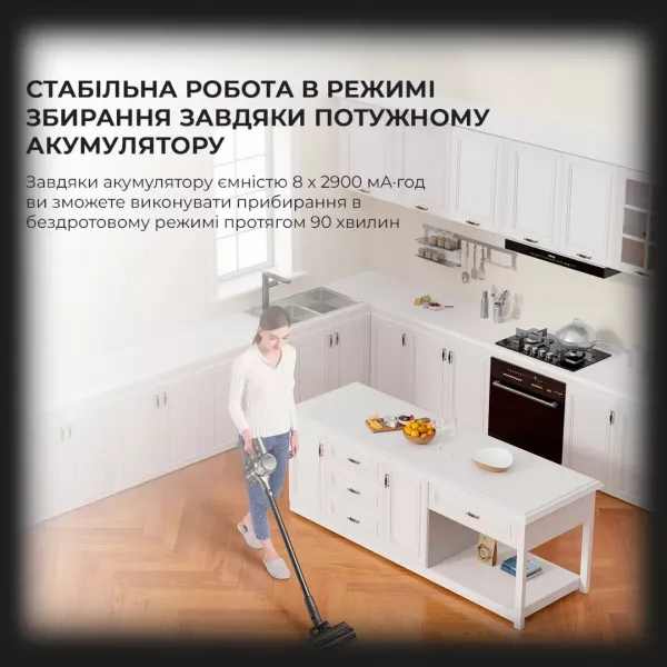 Пилосос Dreame Cordless Vacuum Cleaner R20 (Gray)