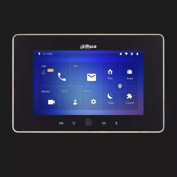 IP відеодомофон Dahua DHI-VTH5221D-S2 (Black)