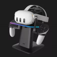 Зарядна станція KIWI RGB Еlite Charge Station для Meta Quest 2/3/3s/Pro (SP) (Black)
