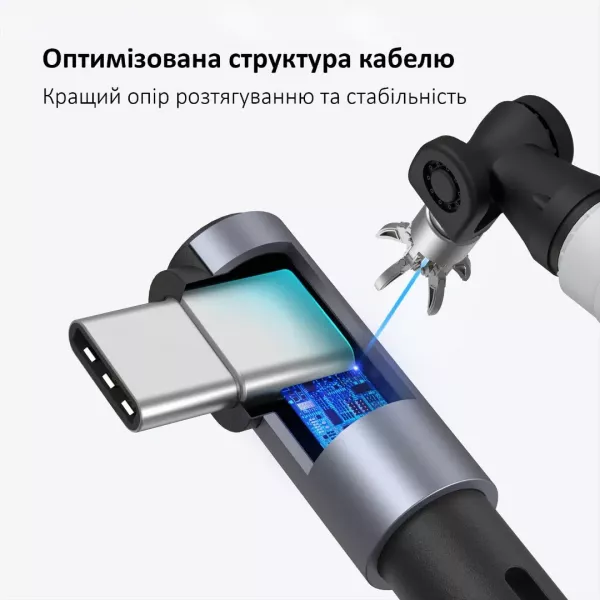 Кабель KIWI USB-A to USB-C для Oculus Quest 3/3s (Black)