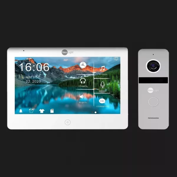 Комплект відеодомофону Neolight Mezzo HD WiFi / Solo FHD (Silver)