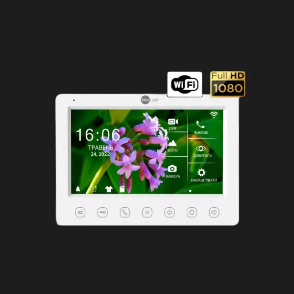 Відеодомофон Neolight Kappa + HD WF (White)