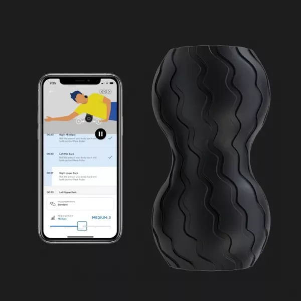 Вібруючий масажний ролер Theragun Wave Duo