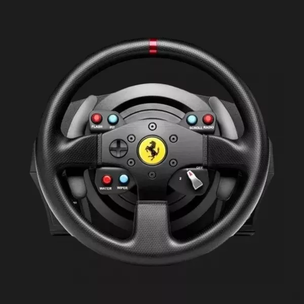 Комплект (кермо, педалі) Thrustmaster T300 Ferrari Integral RW Alcantara edition PS5/PC/PS4 (Black) (UA)