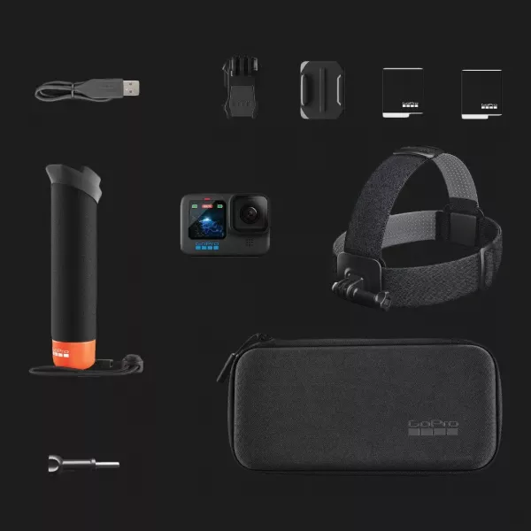 Екшн-камера GoPro Hero 12 Black + Enduro + Head Strap + Handler Floating