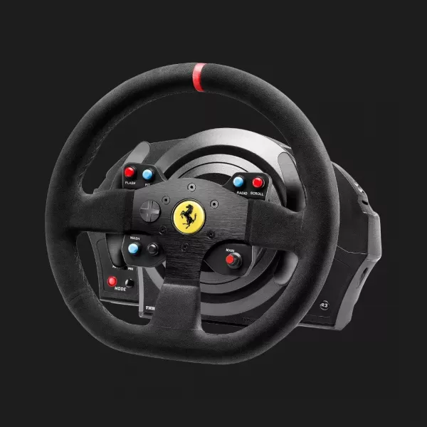 Комплект (кермо, педалі) Thrustmaster T300 RS Ferrari Integral RW Alcantara edition PS5/PC/PS4 (Black) (EU)