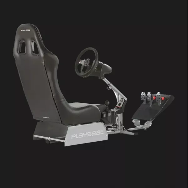 Кокпіт із кріпленням для керма та педалей Playseat Evolution (Black) (UA)