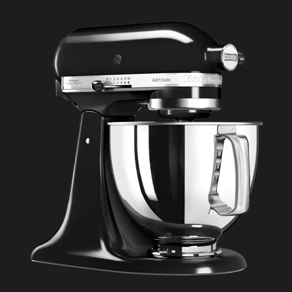 Планетарний міксер KitchenAid Artisan 4,8 л з відкидним блоком (Black)
