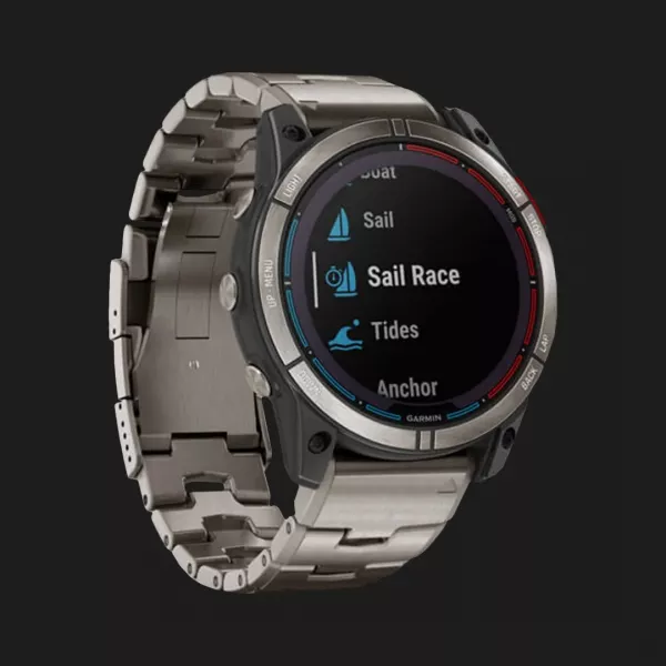 Garmin Quatix 7X Saphire Solar Marine GPS Smartwatch with Vented Titanium Band