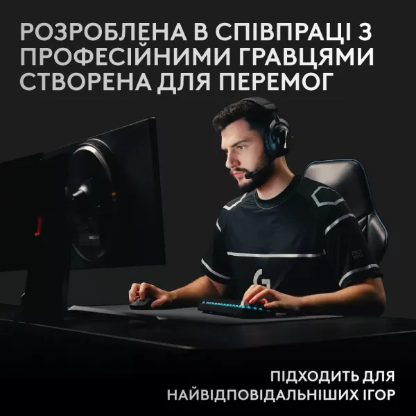 Клавіатура ігрова Logitech G PRO X 60 TKL GX Optical Tactile (Black) (UA)
