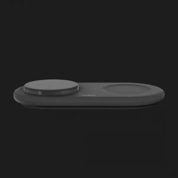 Безпровідна зарядка Belkin 2в1 15 Вт Pad Qi2 (Black)