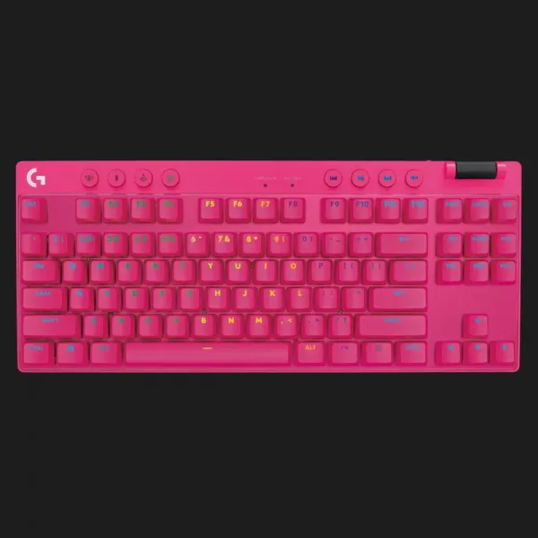 Ігрова клавiатура Logitech G PRO X TKL Lightspeed (Magenta) (UA)