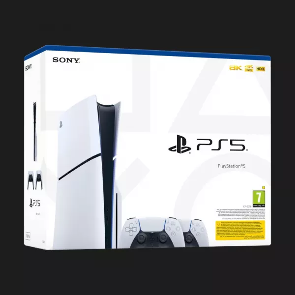 Ігрова приставка Sony PlayStation 5 Slim (BluRay) (1TB) + DualSense Wireless Controller (UA)