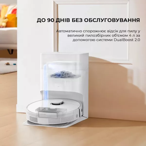 Робот-пилосос миючий Dreame Bot L10s Plus (White)