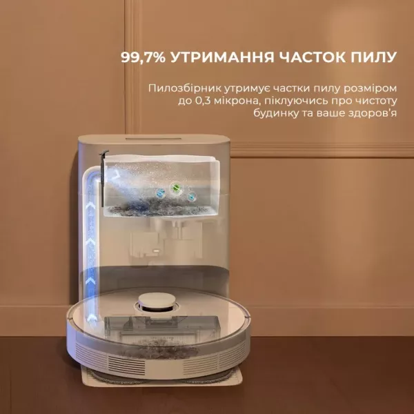 Робот-пилосос миючий Dreame Bot L10s Plus (White)