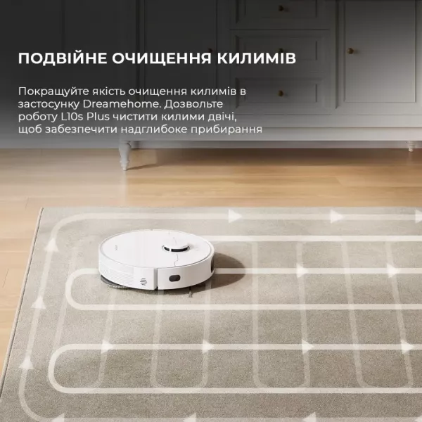 Робот-пилосос миючий Dreame Bot L10s Plus (White)