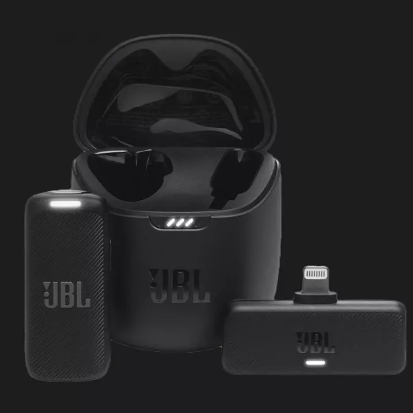 Бездротовий петличний мікрофон JBL Quantum Stream Wireless Lightning (Black)