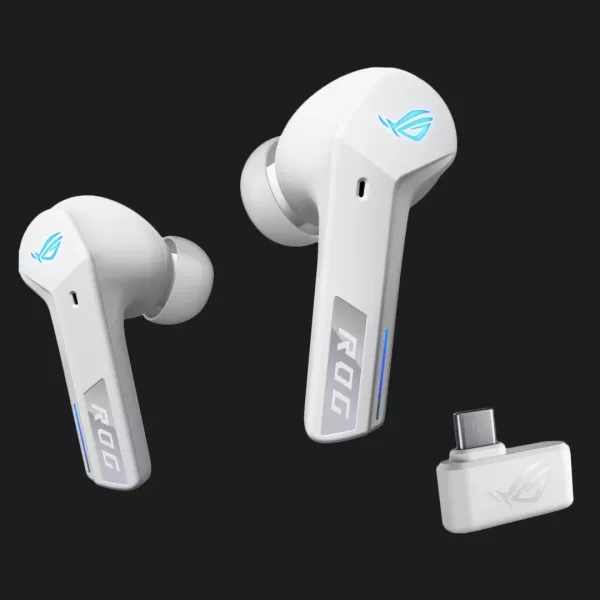 Ігрова гарнітура ASUS ROG Cetra True Wireless SpeedNova (White)