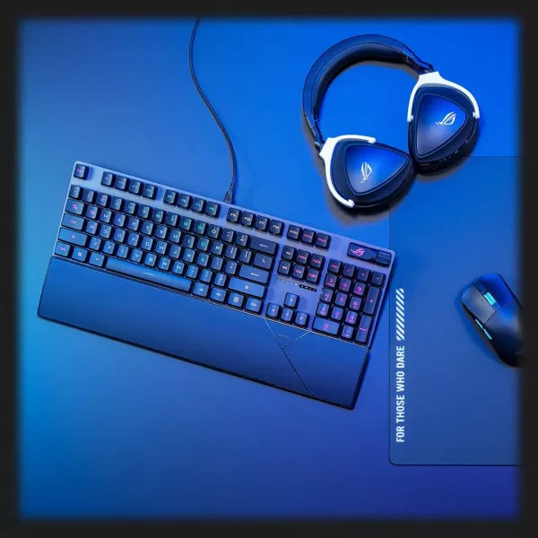 Клавіатура ігрова ASUS ROG Strix Scope II RX Red UKR ABS (UA)