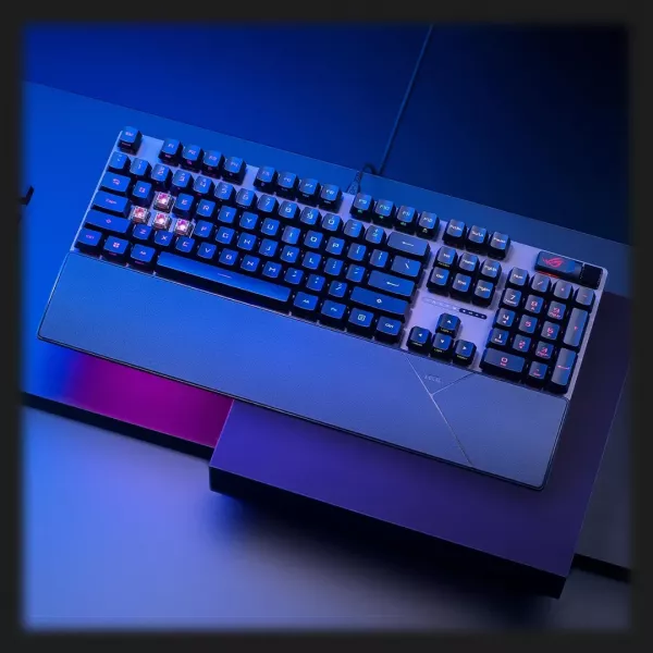 Клавіатура ігрова ASUS ROG Strix Scope II RX Red UKR ABS (UA)