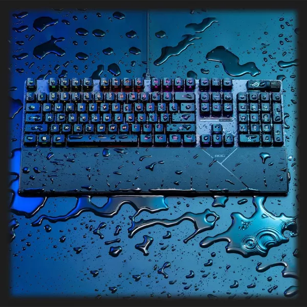 Клавіатура ігрова ASUS ROG Strix Scope II RX Red UKR ABS (UA)