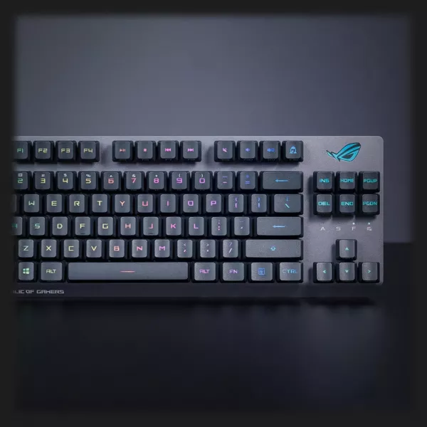Клавіатура ігрова ASUS ROG Strix Scope RX Red TKL Wireless Deluxe EN PBT (UA)