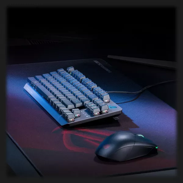 Клавіатура ігрова ASUS ROG Strix Scope RX Red TKL Wireless Deluxe EN PBT (UA)