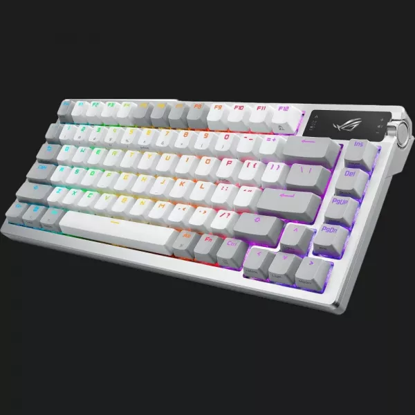 Клавіатура ігрова ASUS ROG Azoth NX Snow EN PBT (White) (UA)