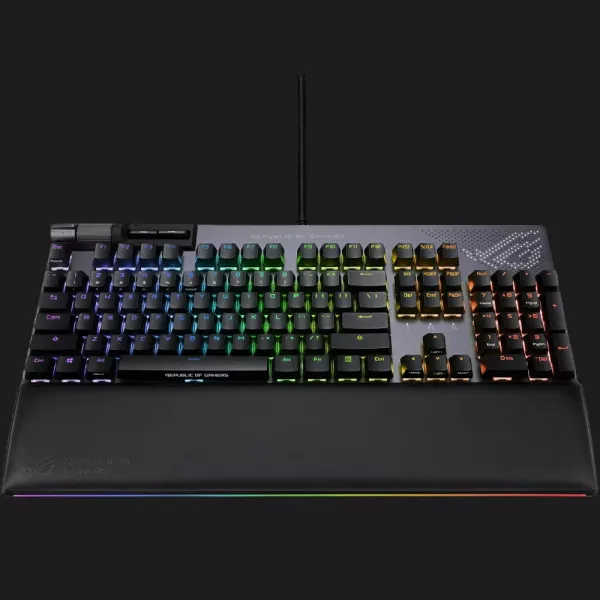 Клавіатура ігрова ASUS ROG Strix Flare II Animate NX Red EN PBT (Black) (UA)