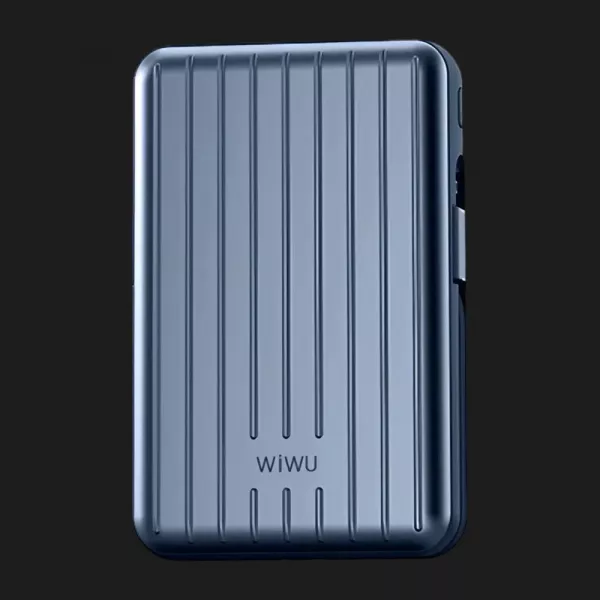 Power Bank WiWU Trunk Series Magnetic Wireless charging 20000mAh, 22,5w (PP04) (Blue)