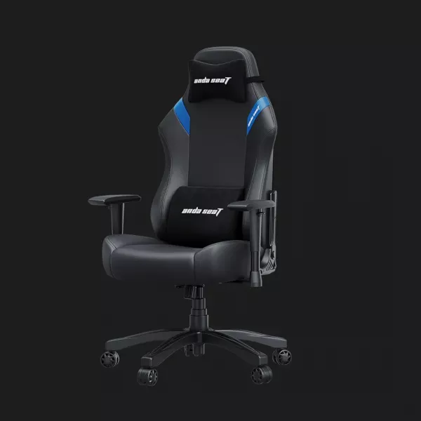 Крісло ігрове Anda Seat Luna Size L (Black/Blue) (UA)
