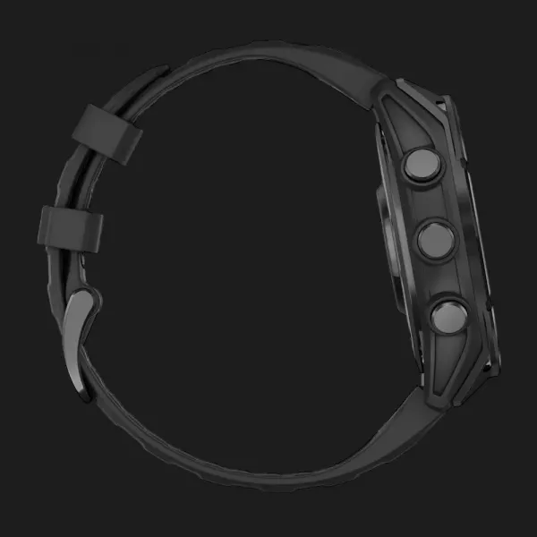 Garmin Fenix 8 47mm AMOLED Slate Gray with Black Silicone Band