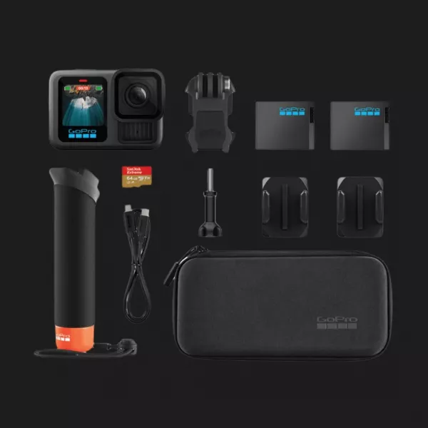 Екшн-камера GoPro Hero 13 Black + Enduro + SD Card + Handler Floating (CHDRB-131-RW) (Standard)
