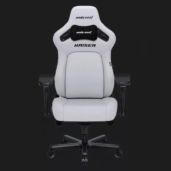 Крісло ігрове Anda Seat Kaiser 4 Size XL Premium PVC (White) (UA)