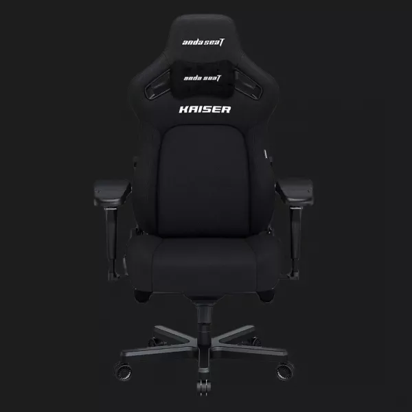 Крісло ігрове Anda Seat Kaiser 4 Size XL Linen Fabric (Black) (UA)