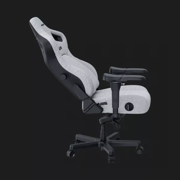 Крісло ігрове Anda Seat Kaiser 4 Size XL Linen Fabric (Gray) (UA)
