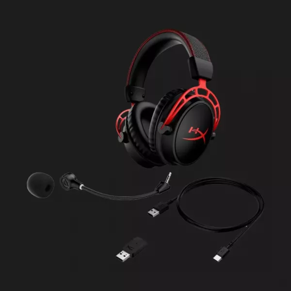 Ігрова гарнітура HyperX Cloud Alpha WL/USB-A (Black/Red) (UA)