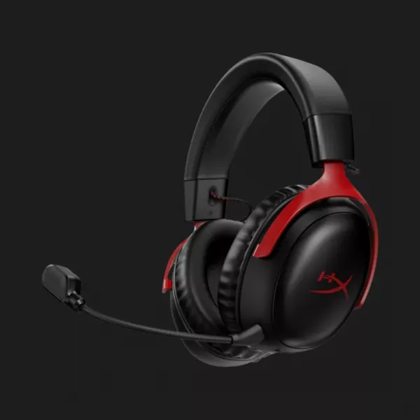 Ігрова гарнітура HyperX Cloud III WL (Black/Red) (UA)