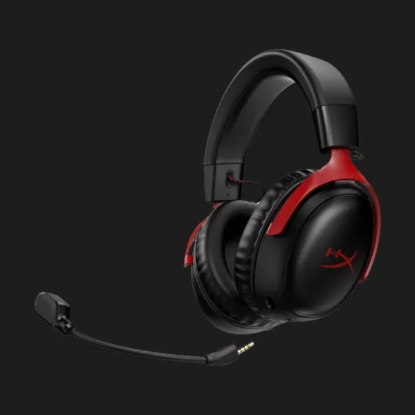 Ігрова гарнітура HyperX Cloud III WL (Black/Red) (UA)