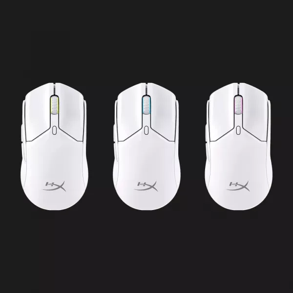 Ігрова миша HyperX Pulsefire Haste 2 mini RGB USB-A/WL/BT (White) (UA)