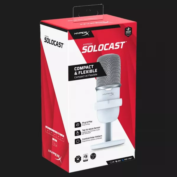 Мікрофон HyperX SoloCast (White) (UA)