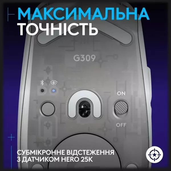 Ігрова миша Logitech G309 (White) (UA)